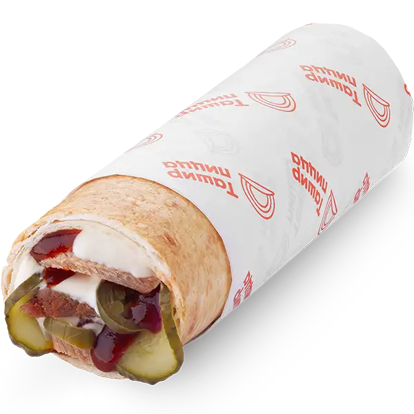 Горячий ролл со свининой