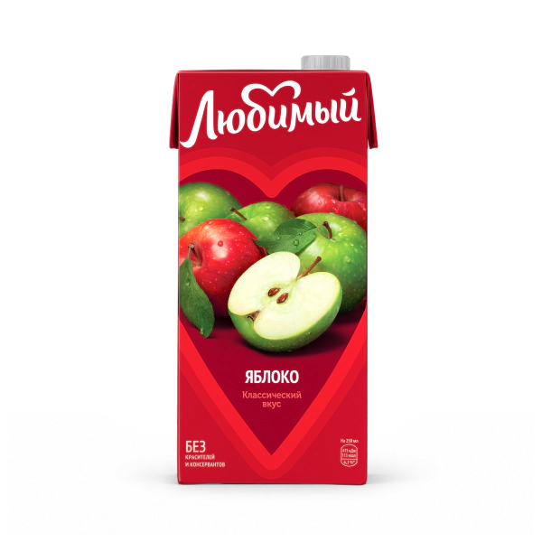 Сок Любимый Яблоко 0,95 л
