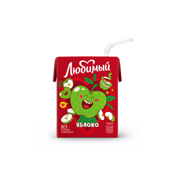 Сок Любимый Яблоко 0,2 л