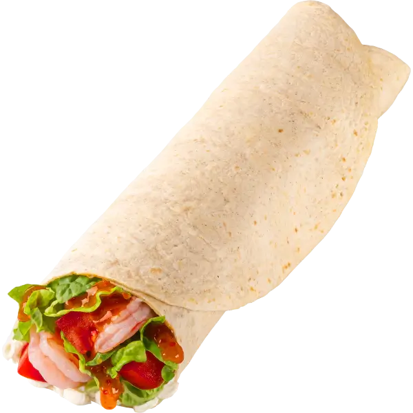 Ролл-салат с креветками