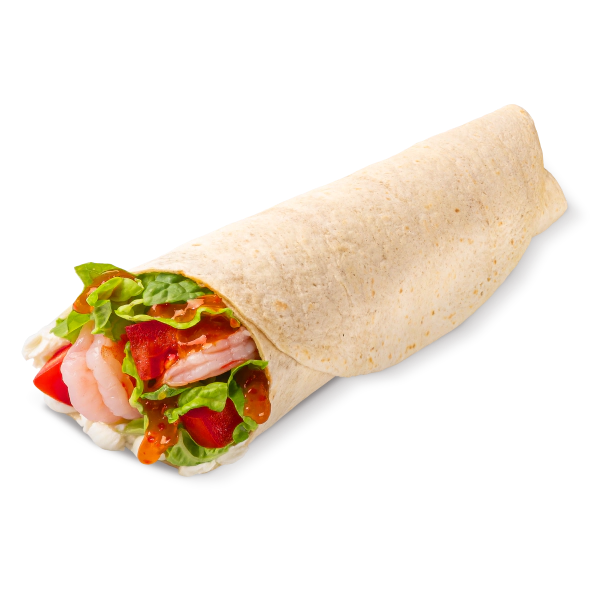 Ролл-салат с креветками